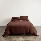 Hommey | Linen Quilt Cover - Brown Sugar