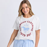 Foxwood | ESTD 2018 Tee - Vintage White