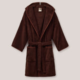 Hommey | Hooded Marle Robe - Cedar