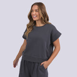 Foxwood | Hustler Tee - Charcoal