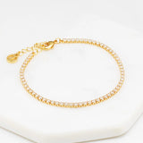 Zafino | Isla Tennis Bracelet - Gold