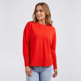 Foxwood | Simplified Crew - Bright Red