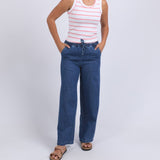 Foxwood | Delvine Jean - Mid Blue