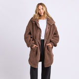 Foxwood | Bridie Oversized Jacket - Brown