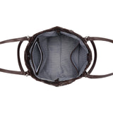 Black Caviar Designs | Lexington 3pc Woven Handbag Tote - Cocoa