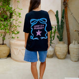 Foxwood | Lucky Star Tee - Washed Black