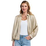 365 Days | Ryder Satin Jacket - Beige