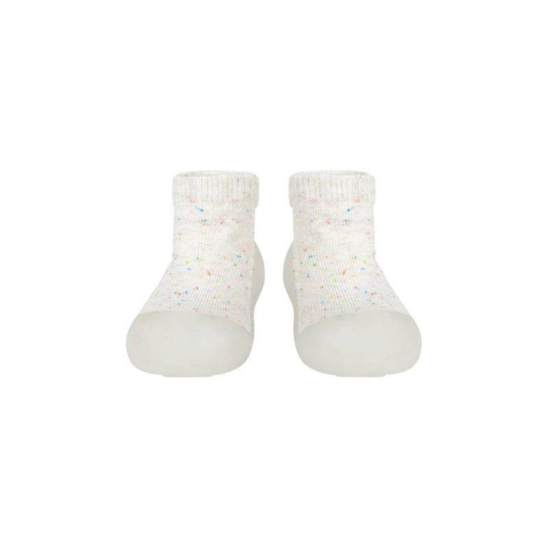 Toshi | Organic Hybrid Walking Socks Jacquard - Snowflake