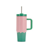 Annabel Trends | Wave Super Sip 850ml - Pink & Green