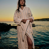Hommey | Velour Robe - Sandstone