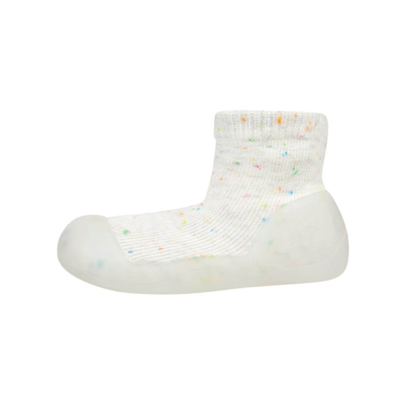Toshi | Organic Hybrid Walking Socks Jacquard - Snowflake
