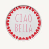 Pink & Red Ciao Bella Plate