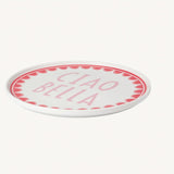 Pink & Red Ciao Bella Plate