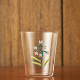 Glass Tumbler - Blue Bell Botanical Icons