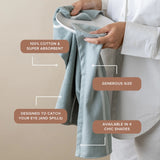 Styleware | Between The Lines Tea Towel II - Green Tea