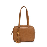 Angelique 2 Piece Bowler Bag - Tan