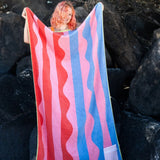 The Somewhere Co | Premium Beach Towel - Bubblegum