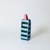 Project Ten | Wine Bag - Green Blue Stripe