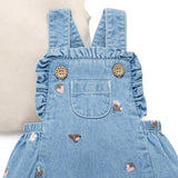 Purebaby | Broderie Overall Set - Birdie Broderie