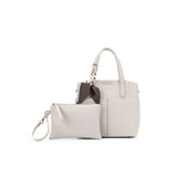Amelie 2pc Top Handle Bag - Oatmeal