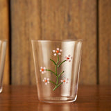 Glass Tumbler - Wax Flower Botanical Icons