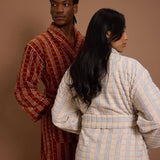 Hommey | Velour Robe - Sandstone