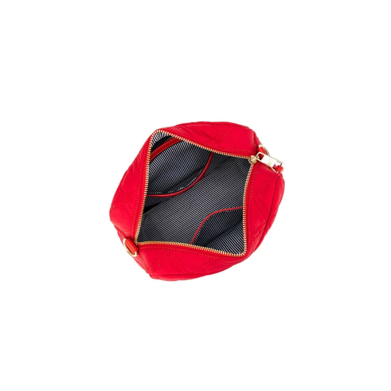 Black Caviar Designs | Melrose Quilted Raven Bag - Red