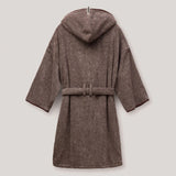 Hommey | Hooded Marle Robe - Maple