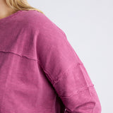 Foxwood | Jayne Throw On Top - Port