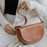 OVAE | Whipstitch Saddle Bag - Walnut