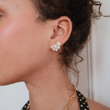Zafino | Josephine Earring - Pearl/Gold