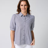 Stella + Gemma | Asha Blouse - Navy & White Stripe