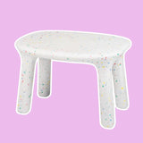 Jellybean Interiors | Confetti Kids Table Fairy Bread - White
