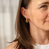 Greenwood Designs | Astrid Hoops - Tiger Eye