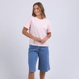 Foxwood | Huntleigh Oversized Tee - Pale Pink