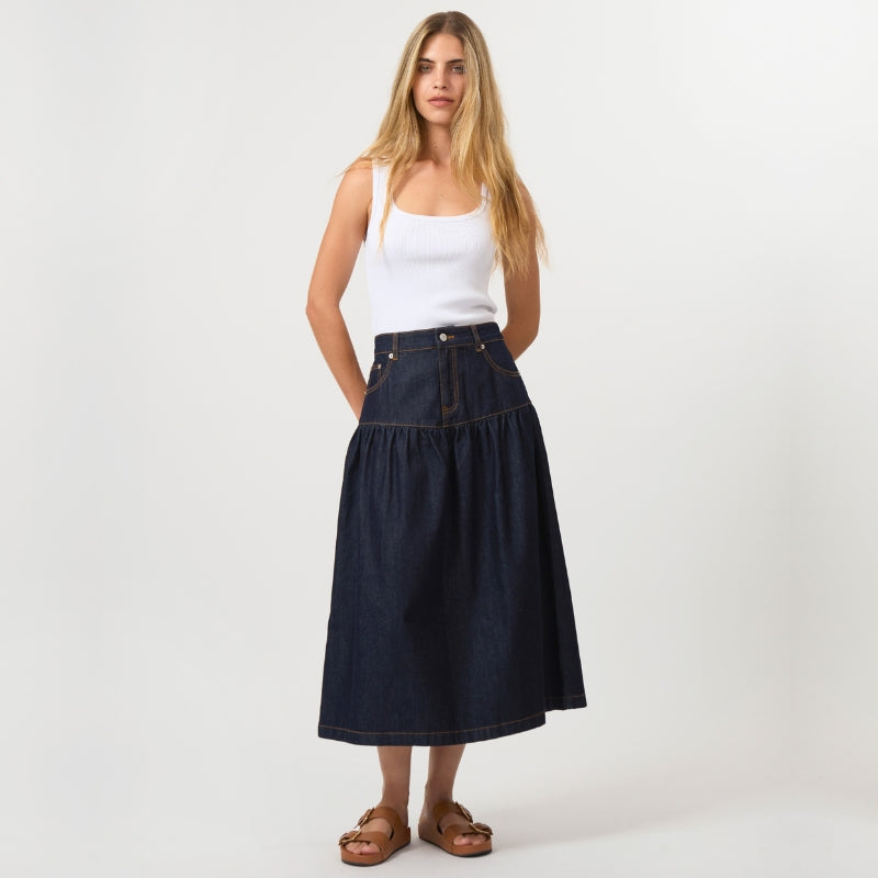 Stella + Gemma | Davina Skirt - Indigo