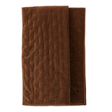 Vera Quilt Velvet Throw 130x180cm - Cocoa