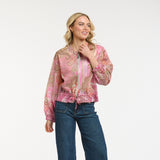 Urban Luxury | Paisley Bomber - Pink