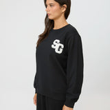 Stella + Gemma | Essential Sweatshirt Kappa - Black