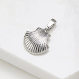 Zafino | Large Shell Charm - Silver