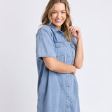 Foxwood | Sorcha Denim Dress - Light Blue