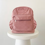 Large Corduroy Backpack - Blush