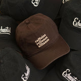 Cotton Baseball Cap - Caffeine Reliance