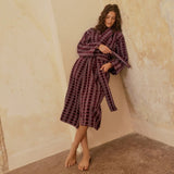 Hommey | Velour Robe - Blackberry
