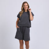 Foxwood | Hustler Tee - Charcoal