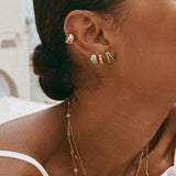 Fairley | Turquoise Twin Pave Huggie