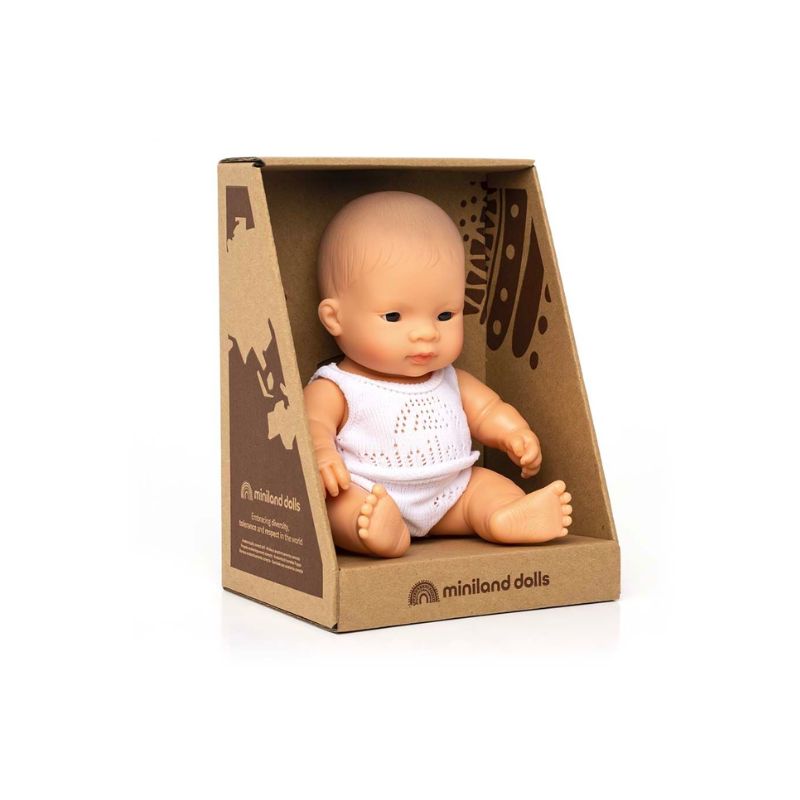 Miniland | Baby Doll 21cm - Asian Boy
