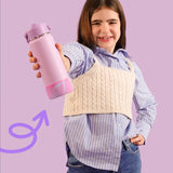 Water Bottle 500ml - Lavender Swirl