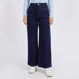 Foxwood | Sarah Wide Leg Jean - Indigo Denim