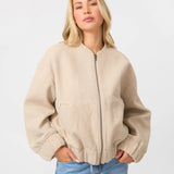 Stella + Gemma | Bomber Jacket - Oat